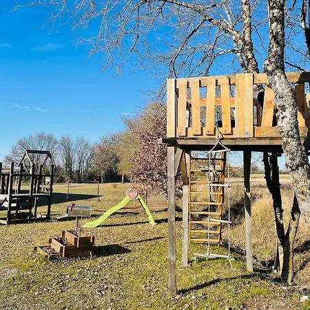 Avec Piscine En Campagne ! بيت للعطل *